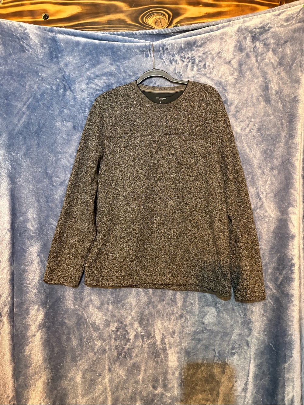 Van Heusen Men's Grey Marled Crewneck Sweater